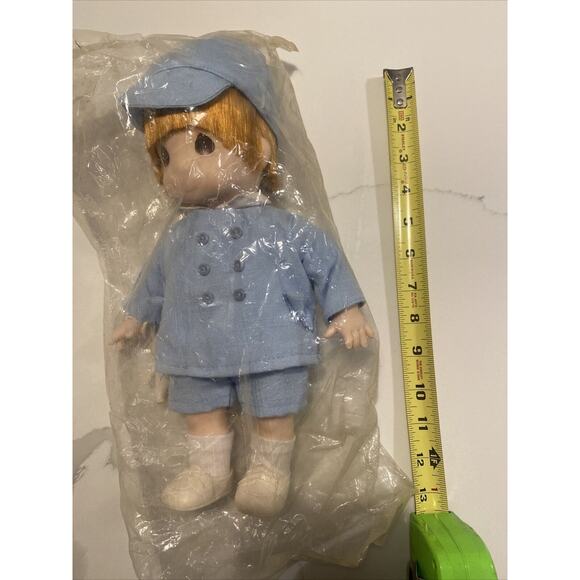 Precious Moments Doll Clifford #1467 12” Brand New Still In Plastic 1994 - Picture 8 of 8